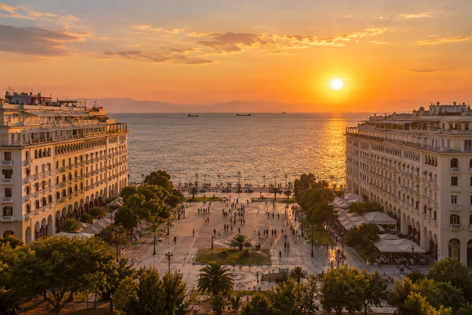 View of Thessaloniki Center